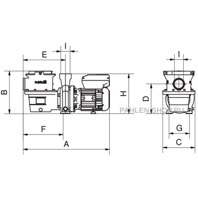 Насос EcoVISE 0,75 кВт, Pahlen 117103