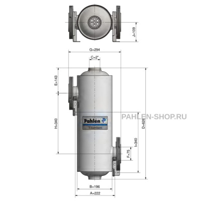 Теплообменник Maxi-Flo titanium MFT680 200 кВт, Pahlen 11380