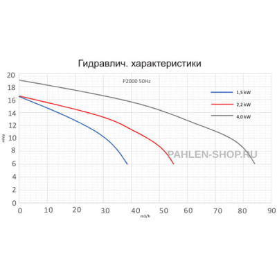 Бронзовый насос P2000FLO без префильтра 4,0 кВт, Pahlen 115221
