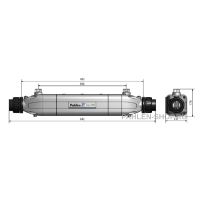 Теплообменник Aqua MEX AM 100T 100 кВт, Pahlen 11328