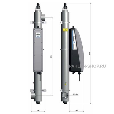 Auto-UV75 титан 130 Вт, Pahlen 417770