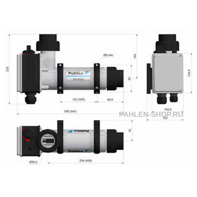 Электронагреватель Aqua compact 18 кВт, Pahlen 141605T